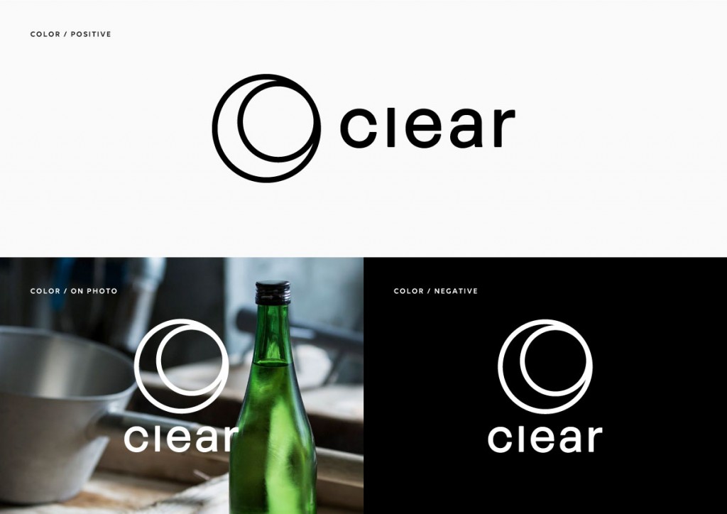 日本酒スタートアップ Clear Inc.（株式会社クリア）のコーポレートロゴ（CI）